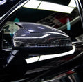 Carbon Fiber Mirror Caps for Audi A4 S4 RS4 A5 S5 RS5 2016-2024(With Lane Assist)
