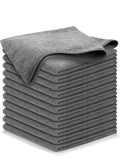 Microfiber Car Towel - 12 Pcs (12.5"x12.5") - High Performance Car Washing Cloth