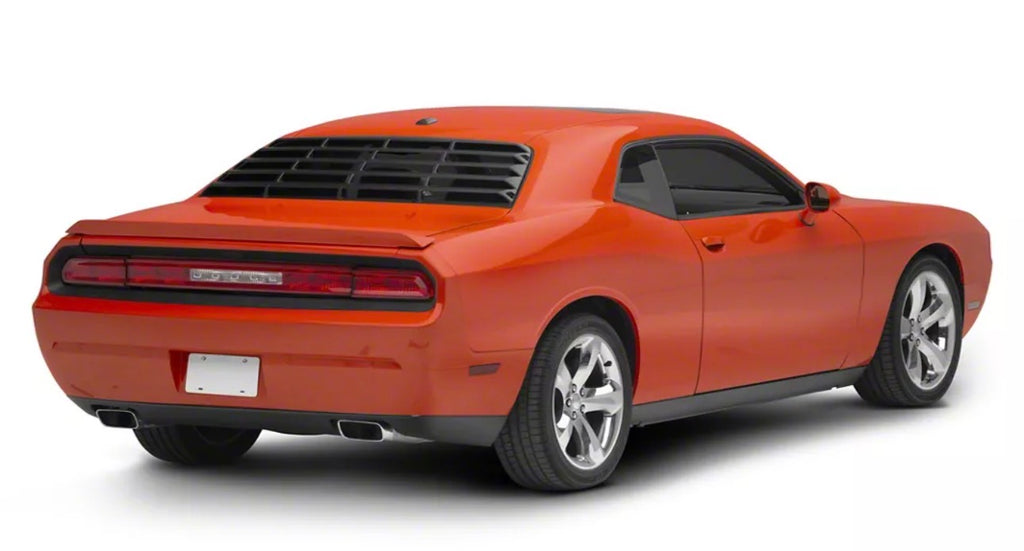 08-23 Dodge Challenger Rear Window Louvers (Matte Black)