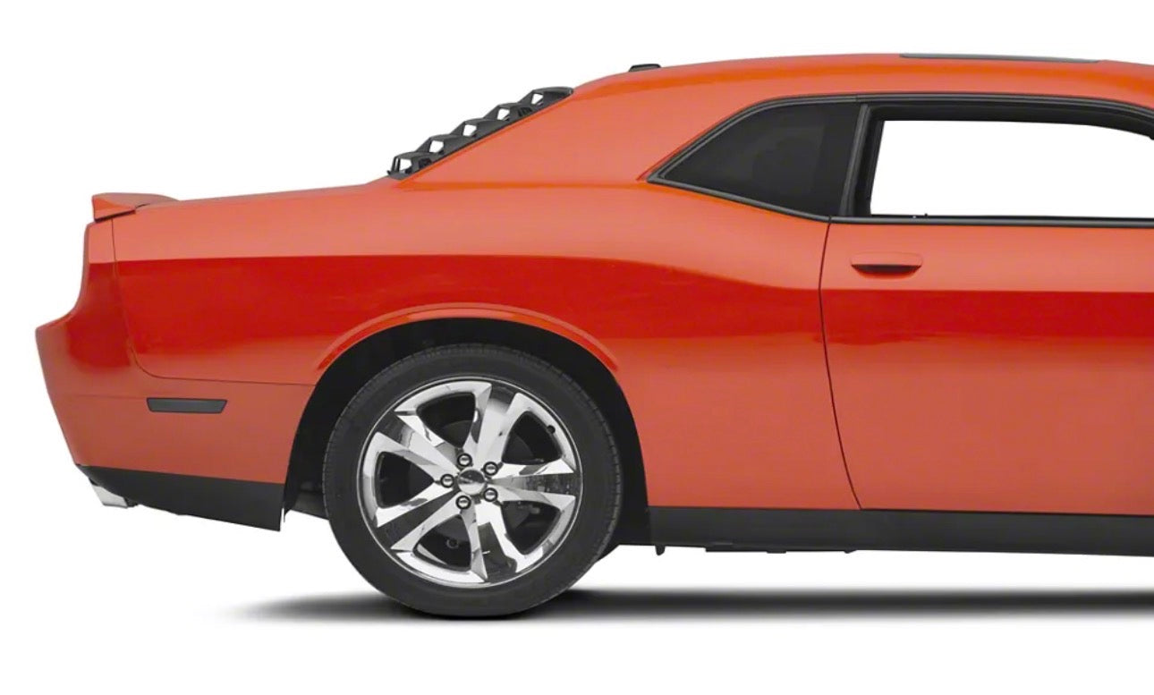 08-23 Dodge Challenger Rear Window Louvers (Matte Black)