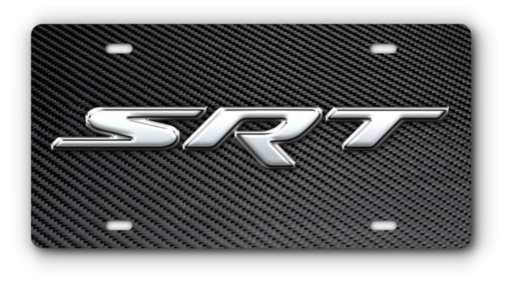 Dodge SRT Carbon Fiber Front Vanity License Plate