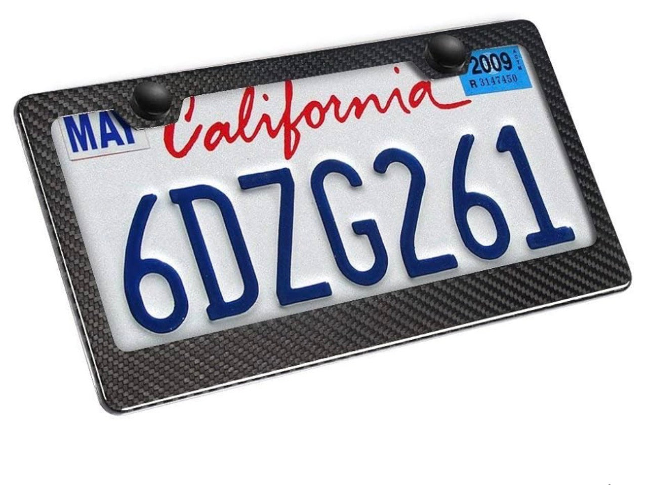 Carbon Fiber License Plate Frame