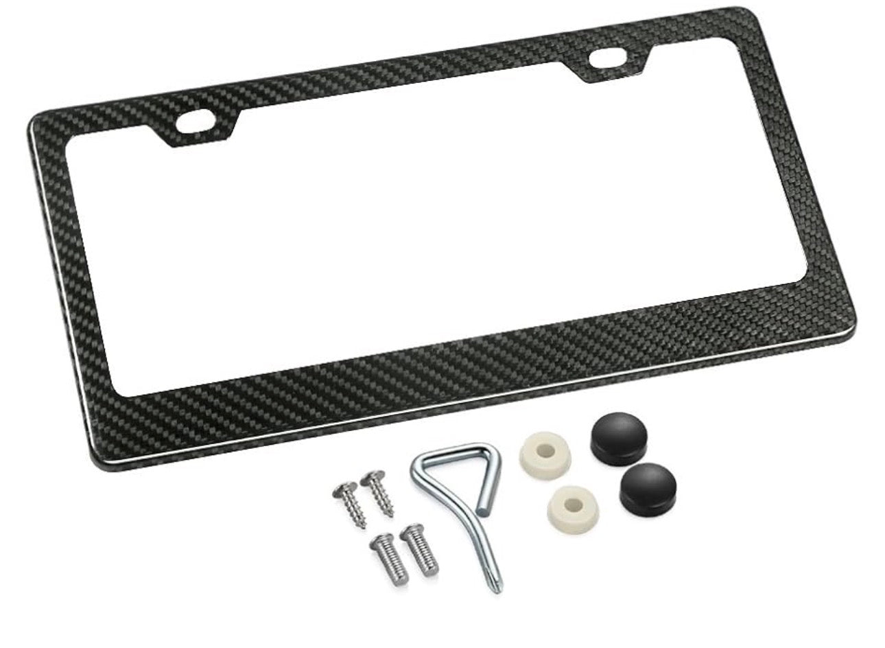 Carbon Fiber License Plate Frame