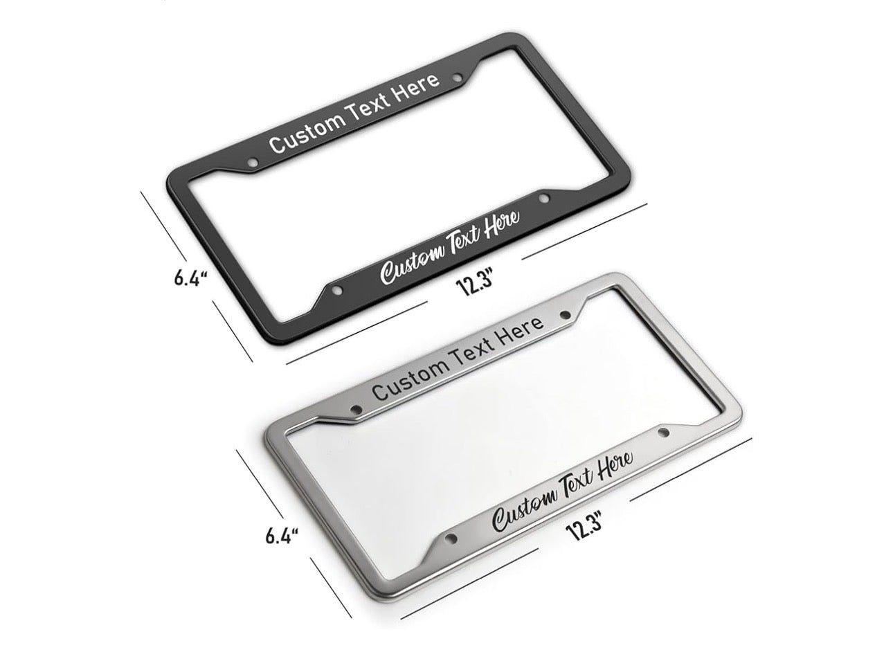 Stainless Steel Custom License Plate Frame