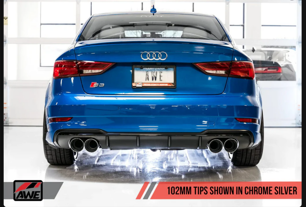 AWE Tuning Audi 8V S3 Sedan SwitchPath Exhaust System